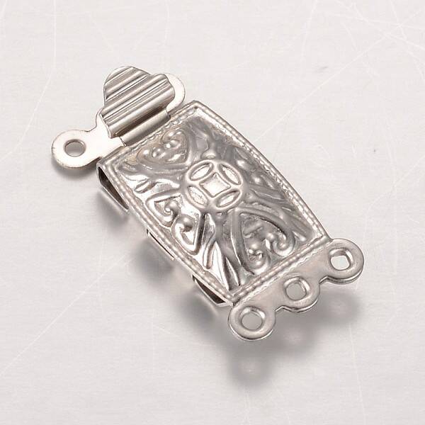 Tarnish Resistant 304 Stainless Steel Box Clasps