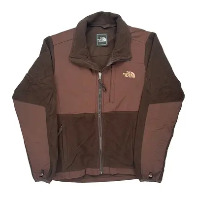 The North Face Fleece Jacket - Large Brown Polyester
