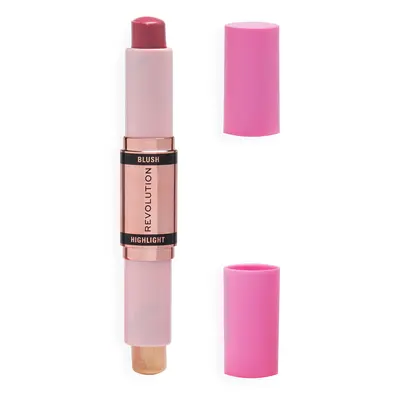 Makeup Revolution Blush and cream highlighter stick color Mauve Glow 2x4.3 g