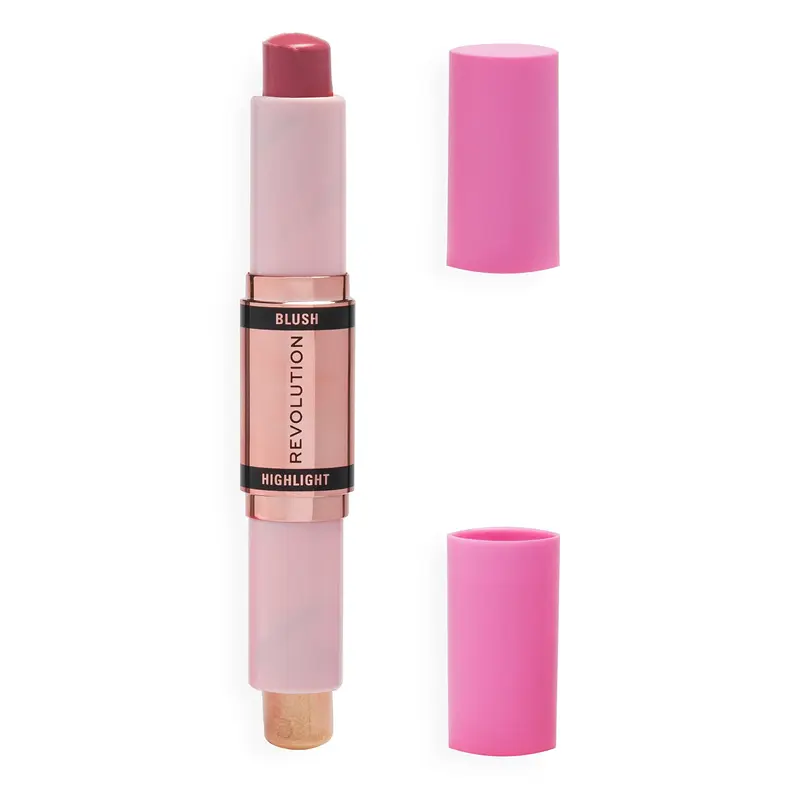 Makeup Revolution Blush and cream highlighter stick color Mauve Glow 2x4.3 g