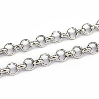 Tarnish Resistant 304 Stainless Steel Rolo Chains