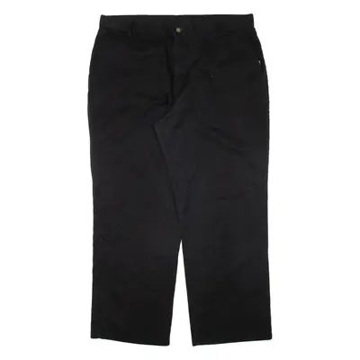 DICKIES Double-knee Workwear Mens Trousers Black Loose Straight W38 L29