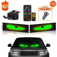Eyes LED for Car, Devil eyes For vehicle - Smart Windshield & Headlight Kit: Bluetooth App Control, Pre-made Animations & Cus...