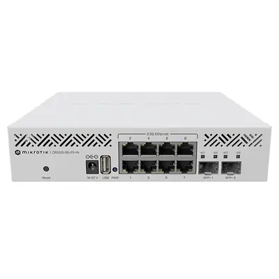 Mikrotik CRS310-8G+2S+IN | 8x 2.5GbE Ethernet with 2x SFP+ Ports Managed Switch