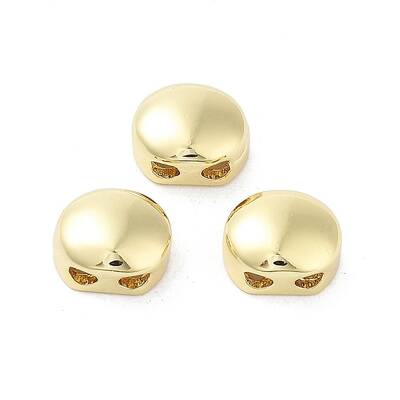 Oval Brass Beads