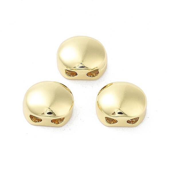 Oval Brass Beads