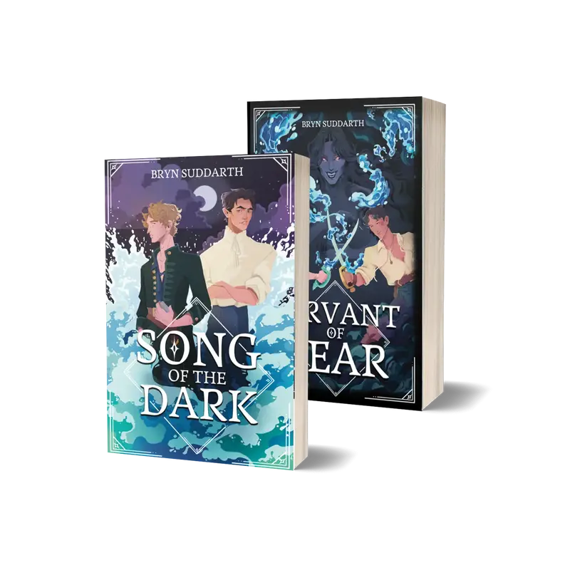 Signed Song of the Dark and Servant of Fear Paperback Bundle