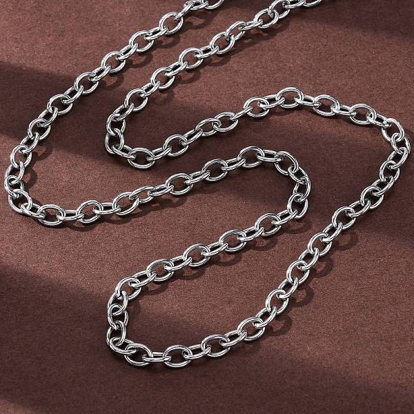 201 Stainless Steel Cable Chain Necklaces