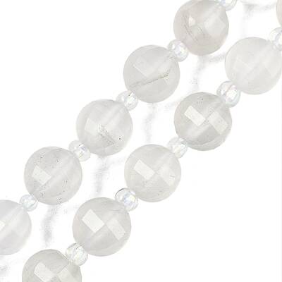 Natural White Jade Beads Strands