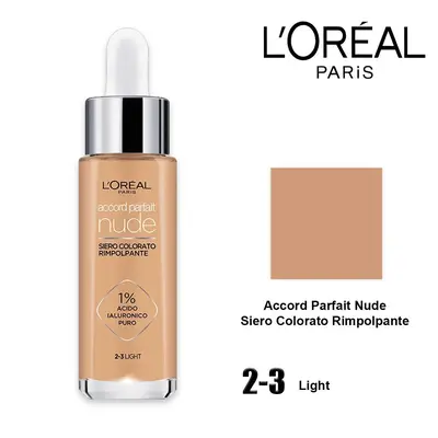 L'oreal foundation accord parfait serum 2-3 light