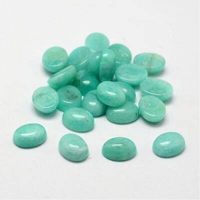 Oval Natural Amazonite Cabochons