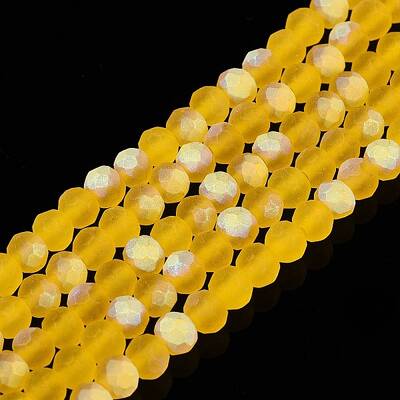 Transparent Glass Beads Strands
