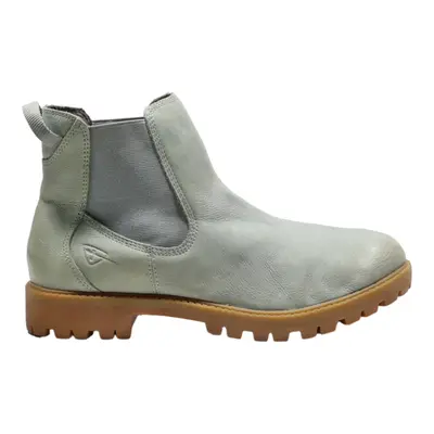 TAMARIS Chelsea Boots Blue Leather Womens UK 8