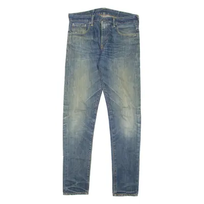 LEVI'S 520 Jeans Mens Blue Regular Tapered Stone Wash W30 L34