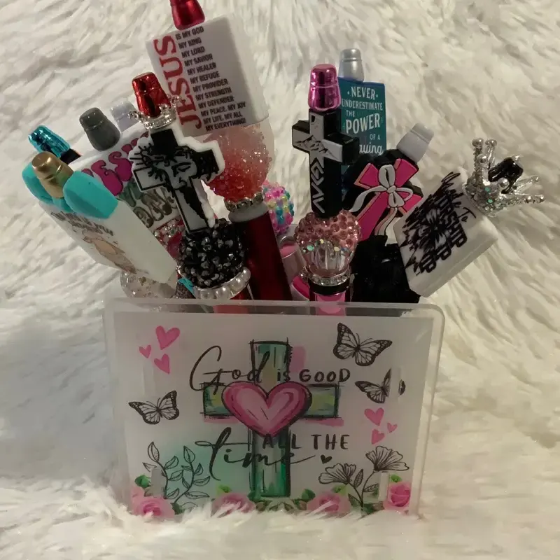 Acrylic Pen Holder  Live Sale