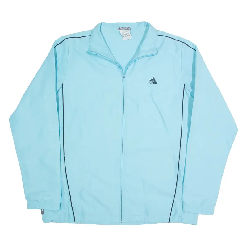 ADIDAS Womens Shell Jacket Blue UK 20