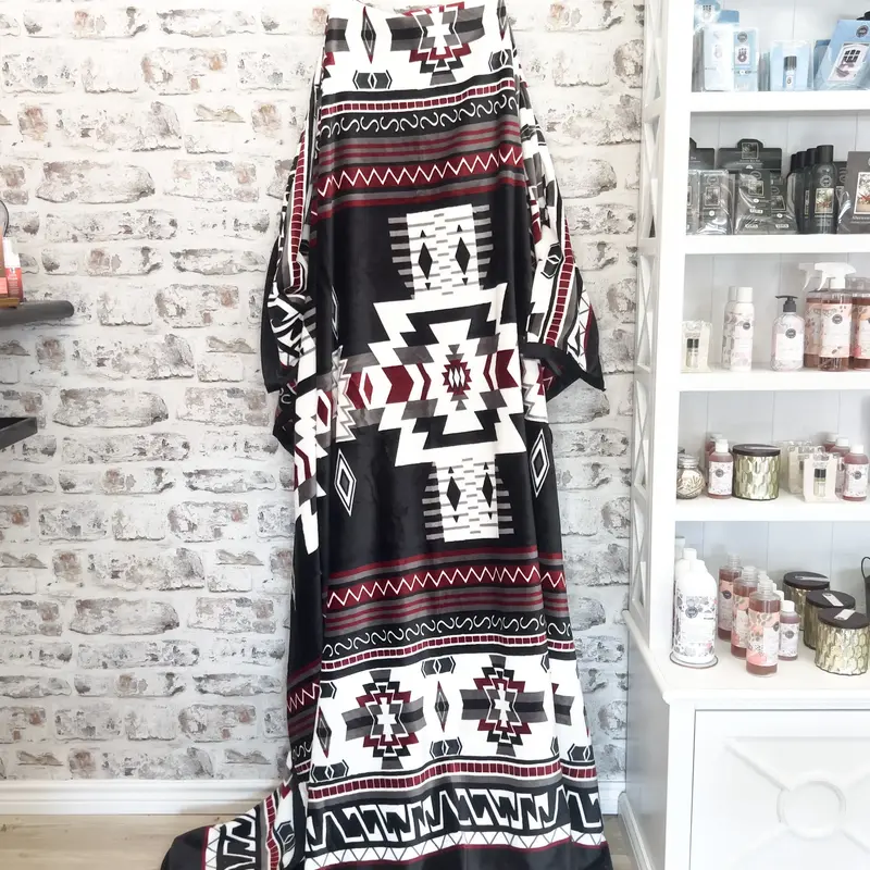 Maroon Magic Aztec Oversized Blanket