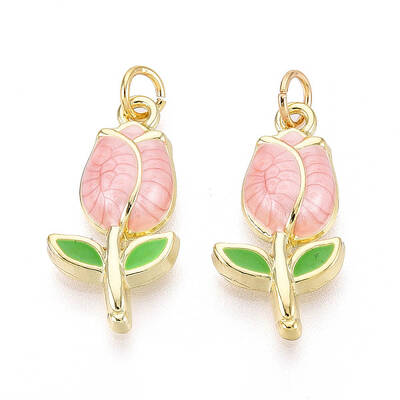 Brass Enamel Pendants