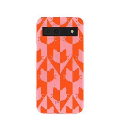 Bubblegum Pink Purr Google Pixel 8a Case