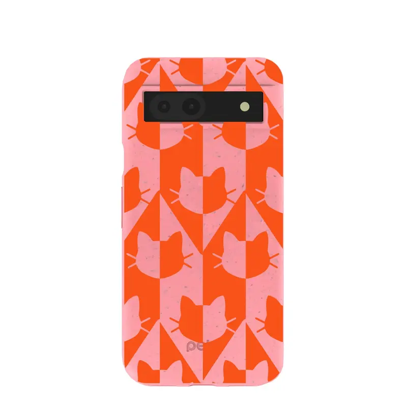 Bubblegum Pink Purr Google Pixel 8a Case