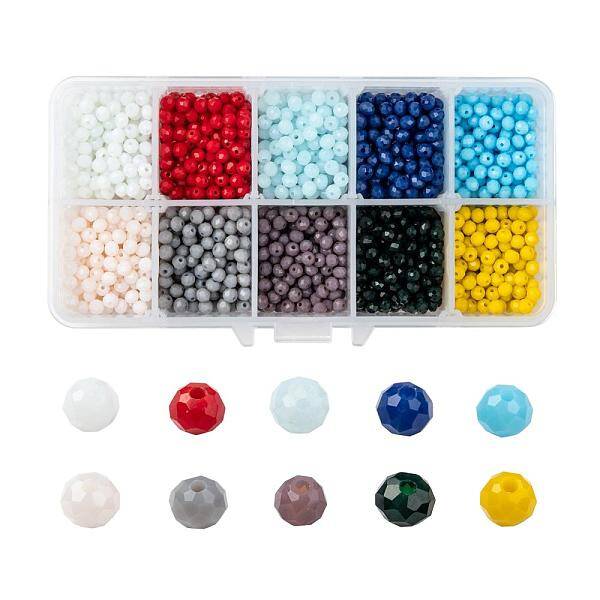 Opaque Solid Color Glass Beads