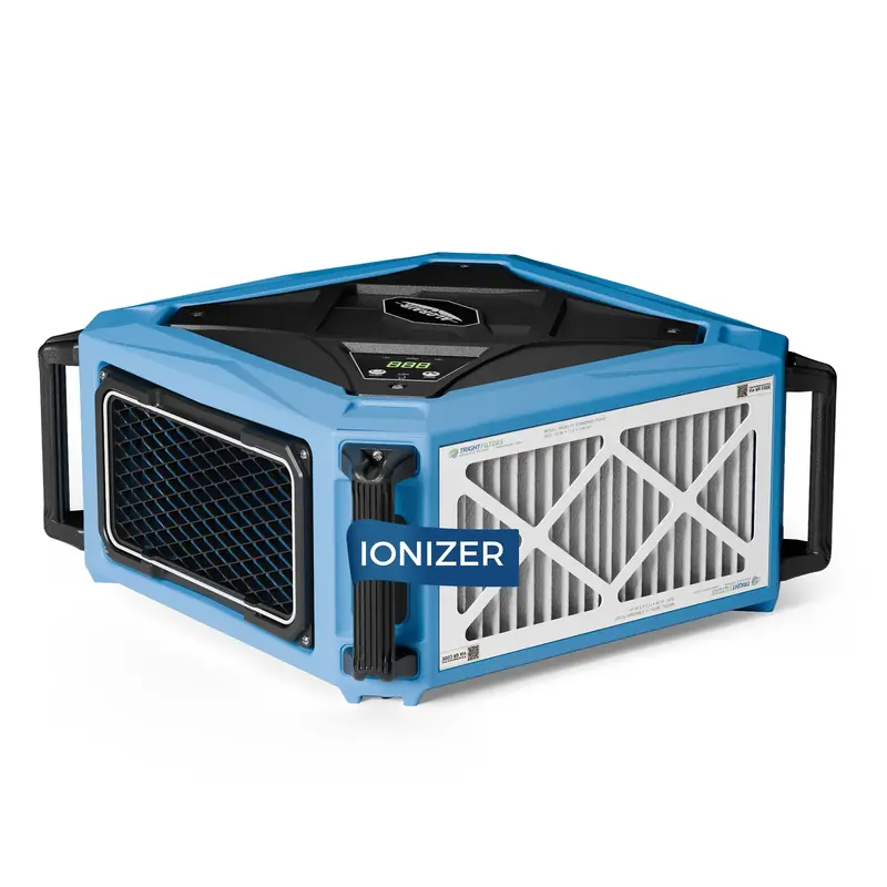 Alorair 270 deg Intake 1080CFM Air Filtration Systems Built-In Ionizer for Woodworking Shop | Purecare 1080IG
