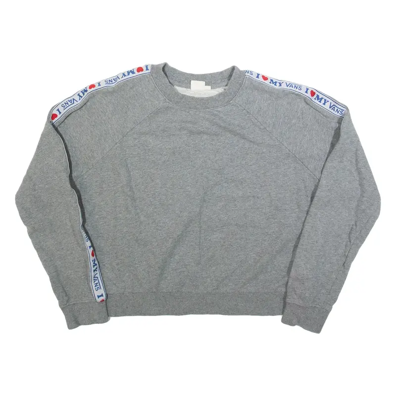 VANS Womens Sweatshirt Grey S