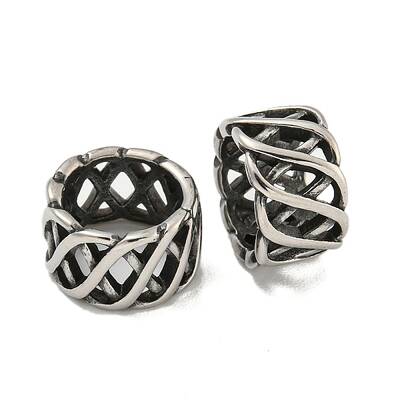 316 Surgical Stainless Steel European Beads