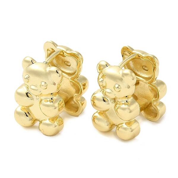 Rack Plating Brass Hoop Earrings
