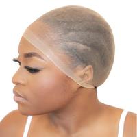 HD Wig Cap  Light Brown Stretchy Nylon Stocking Cap for Lace Front Wig Transparent Invisible Wig Caps for Women y
