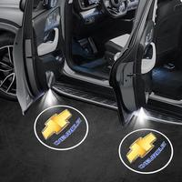 2Pcs LED Welcome Lights Car Door Lights Projector Compatible with GMC CHE Battery Powered and Easy to Install