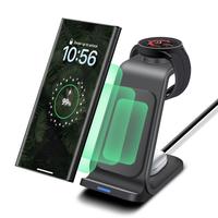 FDGAO 3 in 1 Wireless Charger Stand for Samsung Devices, 15W Fast Charging Dock Station for Samsung Z Folding Flip 6 5 4 Gala...