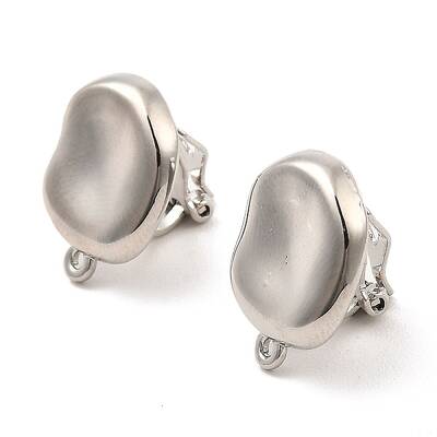 Alloy Clip-on Earring Findings