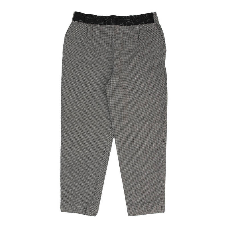 Ferre Trousers - 32W UK 14 Grey Cotton