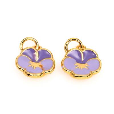 Brass Enamel Charms