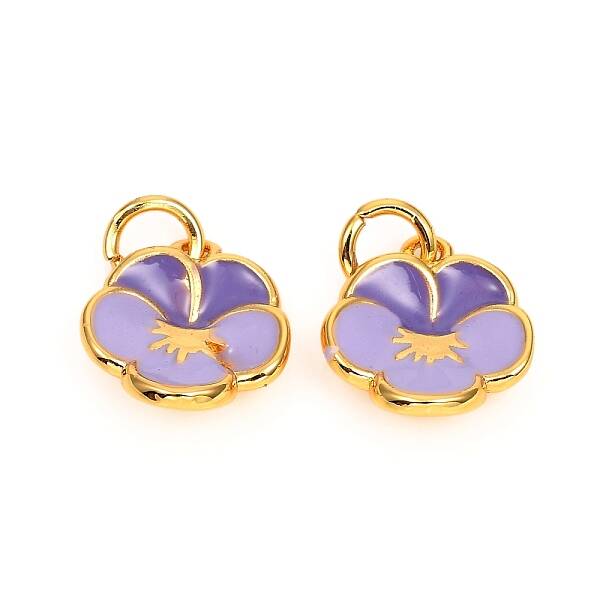 Brass Enamel Charms