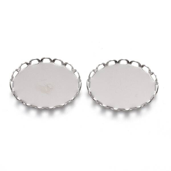 Tarnish Resistant 304 Stainless Steel Cabochon Settings