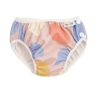 Vimse Swim Diaper-Panties M, Pink Shapes