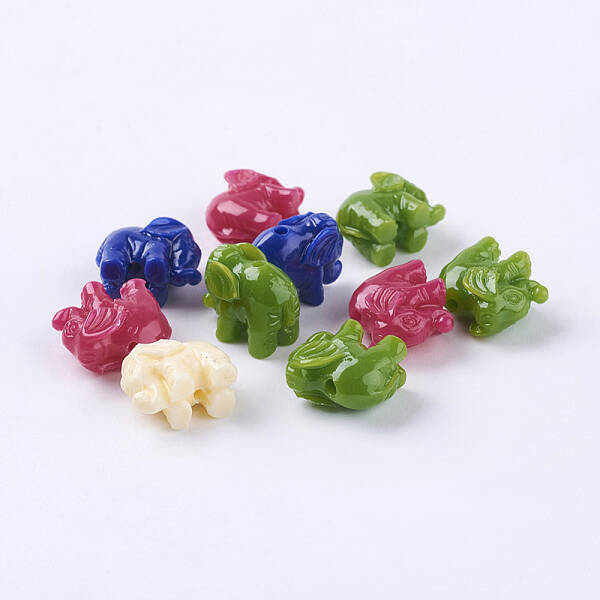 Opaque Resin Beads