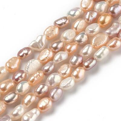 Natural Cultured Freshwater Pearl Beads Strands