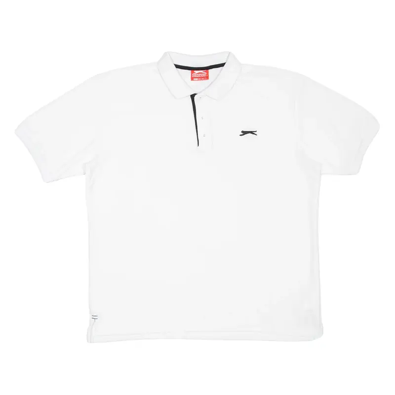 SLAZENGER Mens Polo Shirt White L