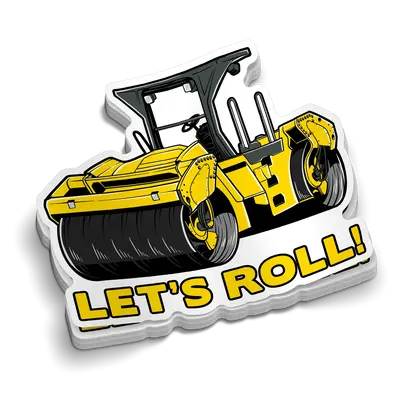 Let's Roll - Hard Hat Decal