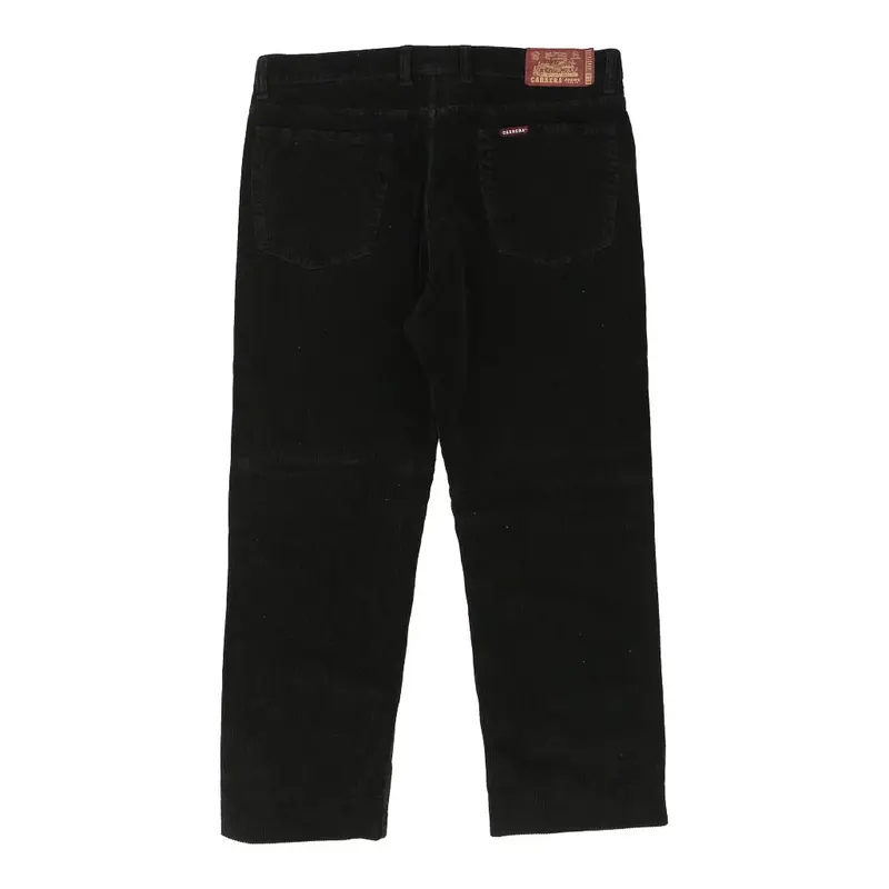 Carrera Cord Trousers - 36W 28L Black Cotton