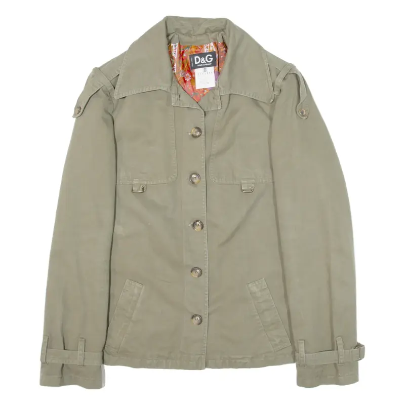 DOLCE & GABBANA Womens Jacket Green M