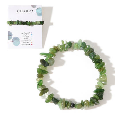 Natural Jade Chips Stretch Bracelets for Women
