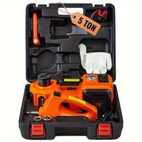 Electric Car Jack 5 Ton 12VHydraulic Car JackHydraulic, Electric Floor Jack with Electric impactWrench, LED Light Hydraulic J...