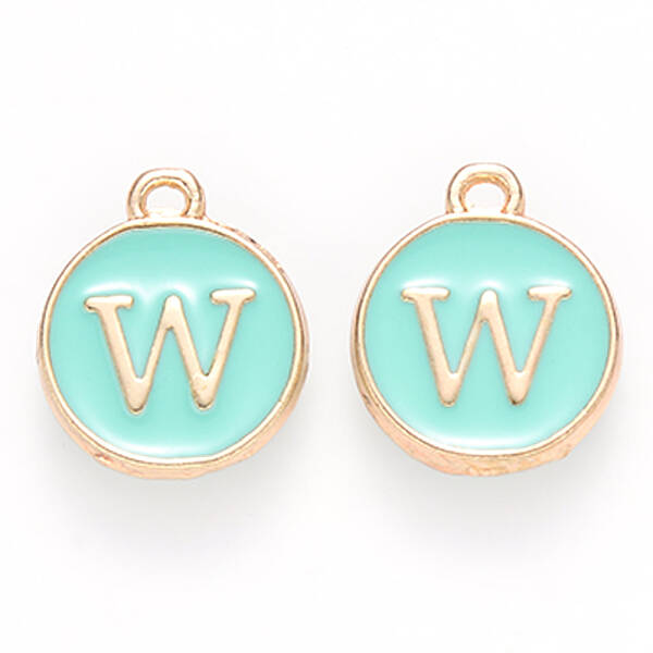 Golden Plated Alloy Enamel Charms