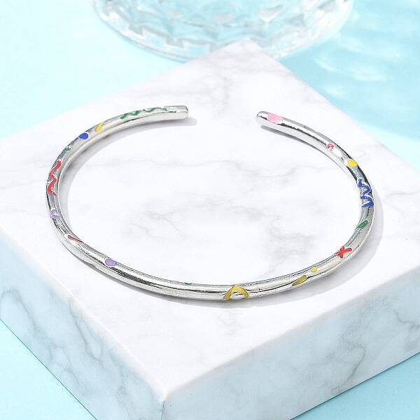Brass Open Cuff Bangles for Women