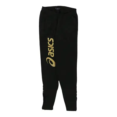 Age 10 Asics Tracksuit - Medium Black Polyester