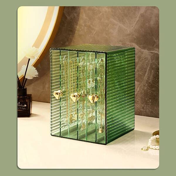 Rectangle Transparent Plastic Earrings Presentation Box